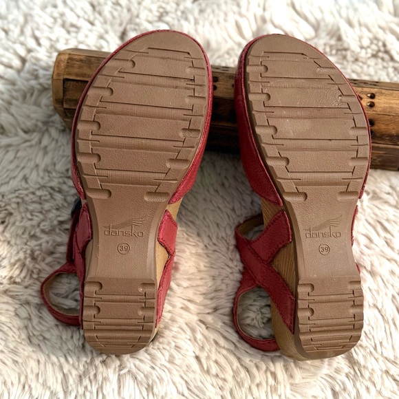 Dansko Tiffani heeled Mary Jane Ankle strap Sandal Sz 39/US8-8.5 - Picture 13 of 15